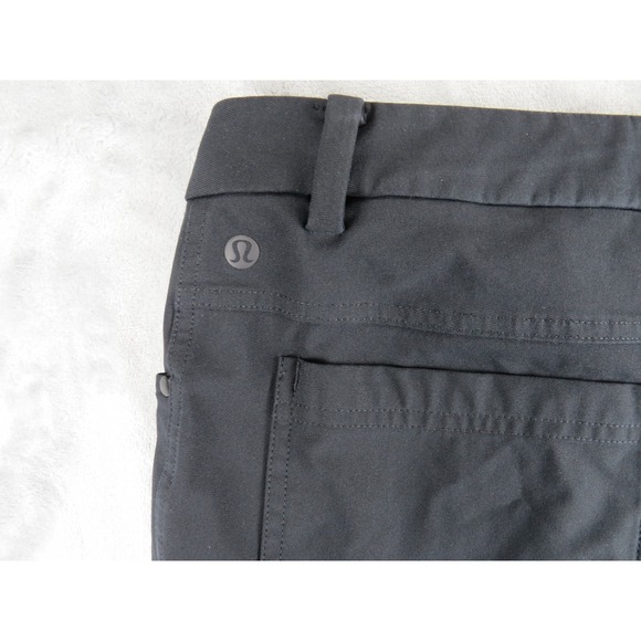 Lululemon ABC Pants Mens 31 Black Slim Fit Stretch Travel Casual Everyday - Picture 7 of 8